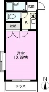 カーサヴェルデ草加【1階】の間取り