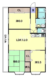 綾部ビル【2階】の間取り