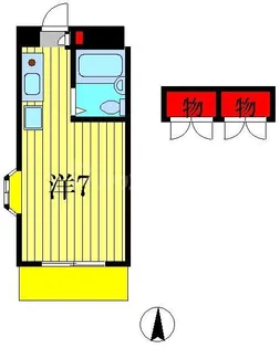 K’s FLAT1【1階】の間取り