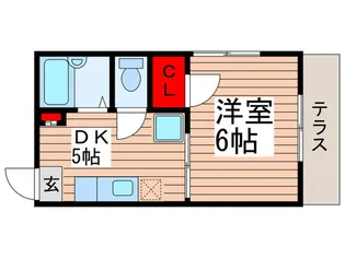 メゾン中山【1階】の間取り