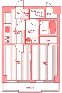 WING霧が丘【3階】の間取り