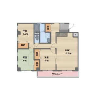 長野県長野市大字高田【アパート】の間取り