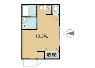 ユースハイツ【1階】の間取り