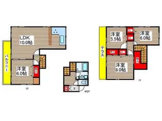 千葉県船橋市旭町1【一戸建】の間取り