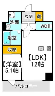 TRINITY【5階】の間取り
