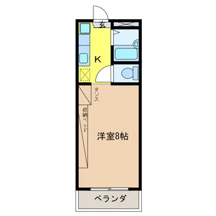 上田パストラルコート【2階】の間取り