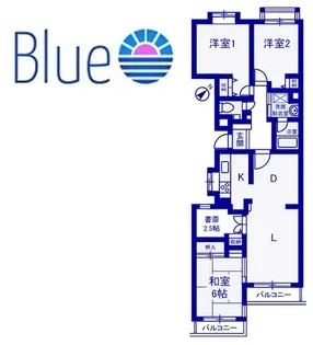 クリオ鎌倉笛田【1階】の間取り