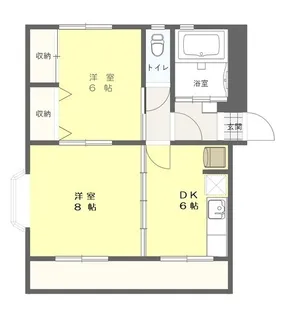 ヴィラ本町II【4階】の間取り