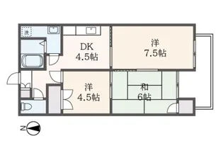 リファイン柴田【1階】の間取り