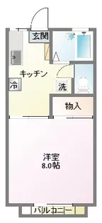 モンテラード【2階】の間取り