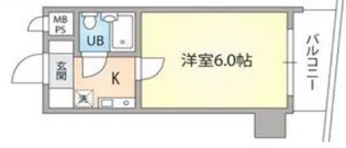 リブポート上野松が谷【4階】の間取り