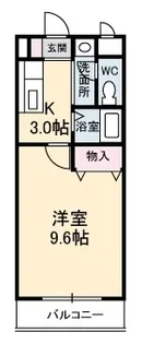 エストゥディオKATO【3階】の間取り