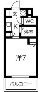 エステムコート心斎橋EASTエリジオン【3階】の間取り