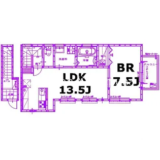 サニーヒル白楽【2階】の間取り