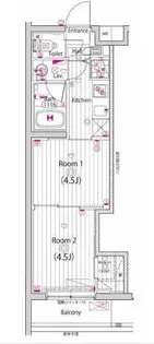 ガーラ・ヒルズ練馬【1階】の間取り