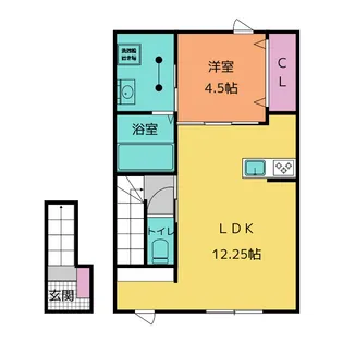 Grandir【2階】の間取り