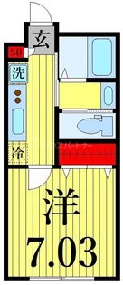 LANDS梅島【1階】の間取り