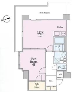 森パークマンション【4階】の間取り