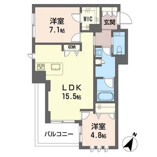 ケーズコート下目黒【3階】の間取り