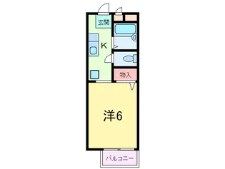 ハイツクレセント【1階】の間取り