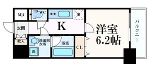 アスヴェル京都外大前【6階】の間取り