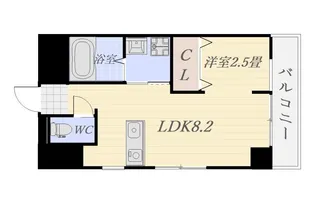 ウイング武【6階】の間取り