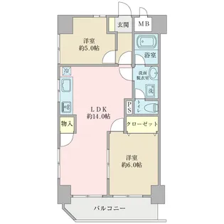 アネックスUTAME【1階】の間取り
