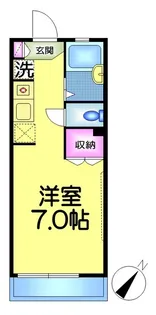 ヴィル・ネギシ【2階】の間取り