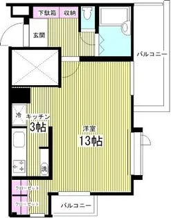 コリンズ12【3階】の間取り