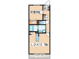 Piece Place【2階】の間取り