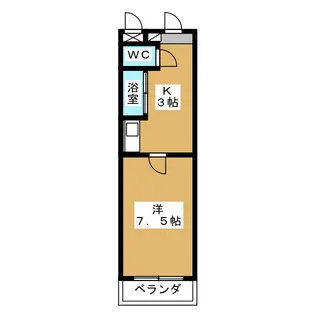 アイルーム北刈谷II【1階】の間取り
