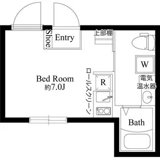 ルリアン南砂町【3階】の間取り