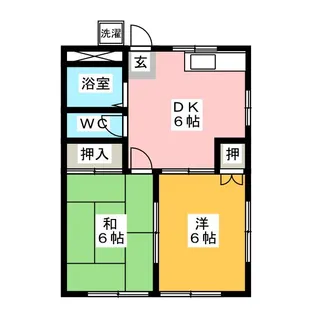 メゾン・ド・イワイ【1階】の間取り