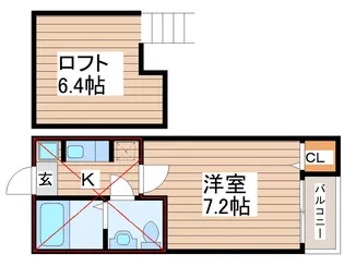 グランコンフォール宮城野【1階】の間取り