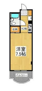 サンポート【3階】の間取り