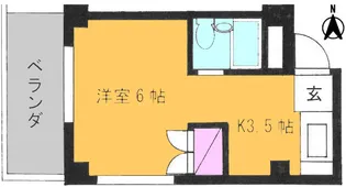 シャルム・パレ【1階】の間取り