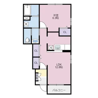 フォルトゥーナ【1階】の間取り
