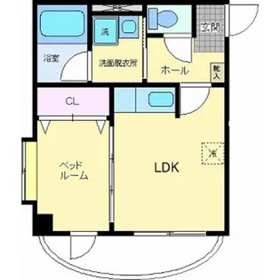 マンションルビーII【1階】の間取り