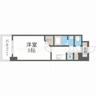 ミラージュパレス梅田グランツ【6階】の間取り