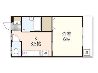 メゾン中央【1階】の間取り