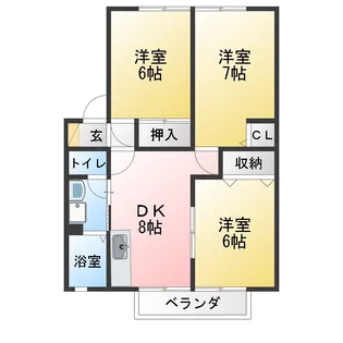 パークレジデンス【2階】の間取り