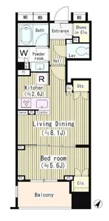プライムスタイル東日本橋【10階】の間取り