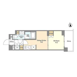 ラティエラ横濱鶴見の間取り