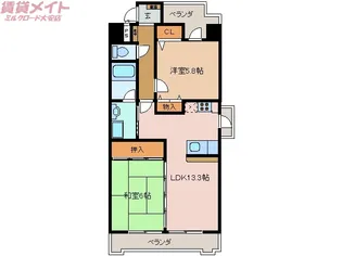 ルド・ソレイユ【7階】の間取り