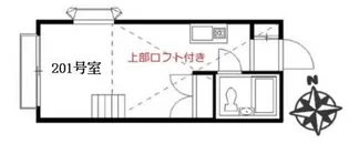 レジデンス六番館【2階】の間取り