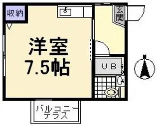 ハイツダイネツ【2階】の間取り