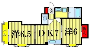 サンヴェール・ウメダ【2階】の間取り