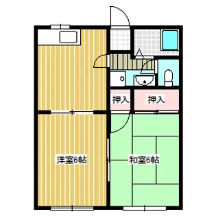 A-style 備前 3【1階】の間取り