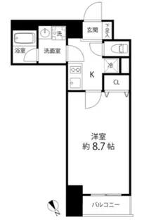 T’s gardenセンター南【4階】の間取り