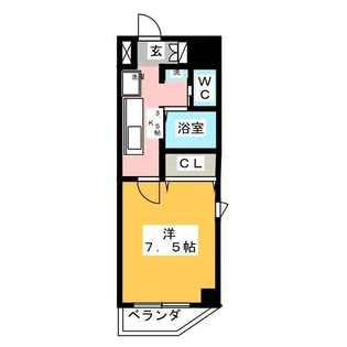 サンヒルズ新瑞橋【2階】の間取り